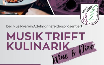 Musik trifft Kulinarik: Wine & Dine am 14.03.2026