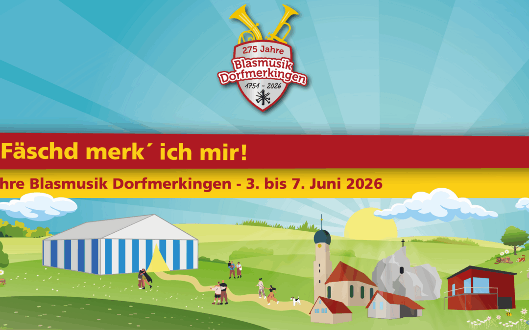 Umzug beim Kreismusikfest am 07.06.2026 in Dorfmerkingen